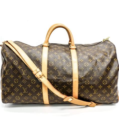 louis vuitton monogram keepall bandouliere 55|Louis Vuitton Keepall 55 size.